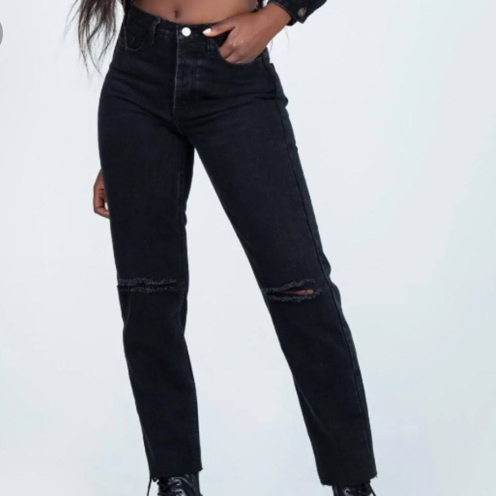 Princess Polly Attica ripped knee jeans